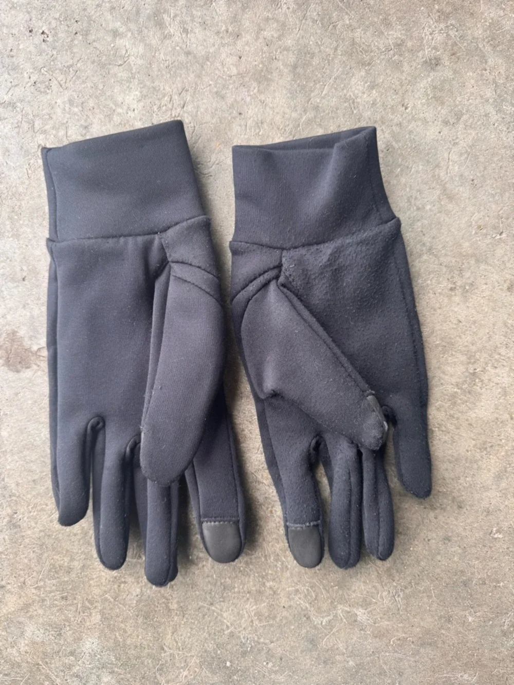 Under Armour Black Performance Gloves with Reflective Logo